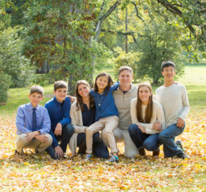 family photo in the park wilson family